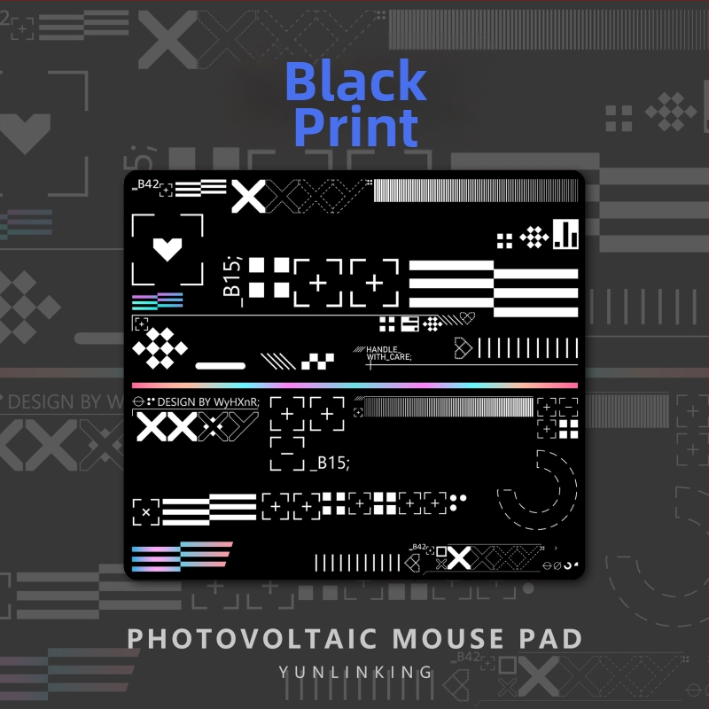 Podložka pod myš z tvrdeného skla pre hranie | jednostranná, tlač loga, vyrobené na zákazku podľa vzorky/obrazu