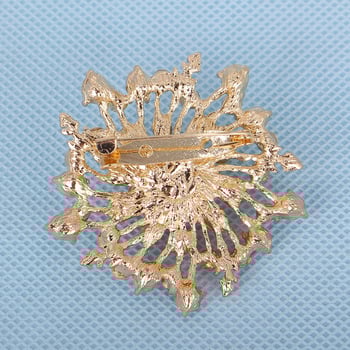 Broșă din aliaj cu motivație florală - stil coreean, unisex, placare electrolitică, personalizare disponibilă