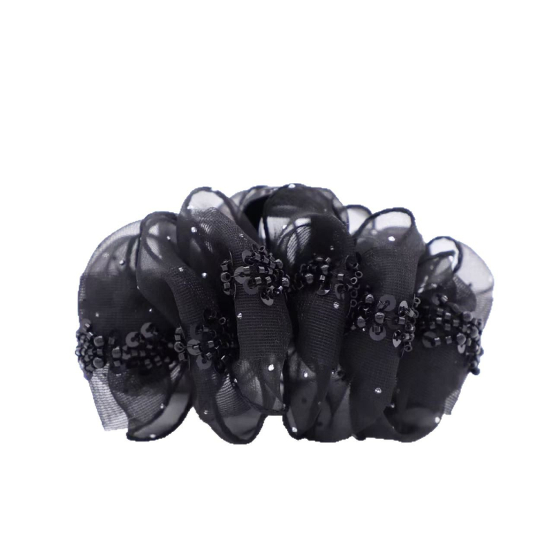 Clip de păr din plasă – făcut manual, design original, stil cloud grabber, grip pentru păr, accesorii pentru femei