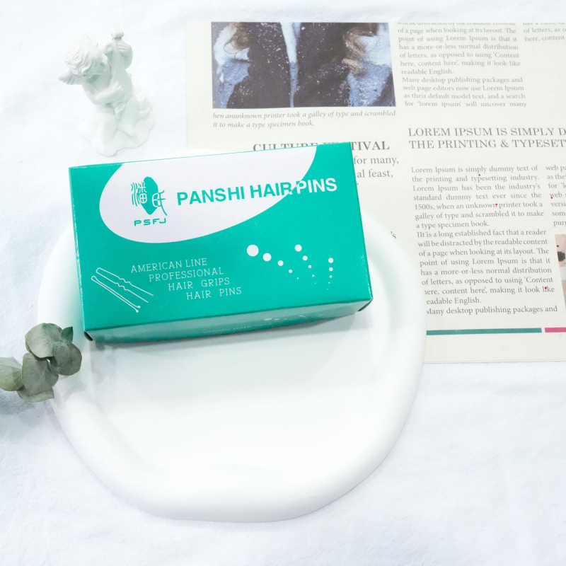 Clips metalice pentru păr cu textură ondulată pentru șuvițe laterale – accesoriu de păr unisex, finisaj cu vopsire la cuptor