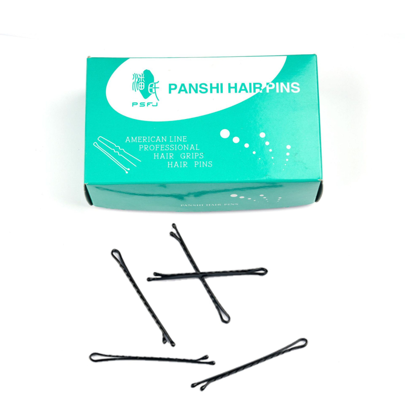 Clips metalice pentru păr cu textură ondulată pentru șuvițe laterale – accesoriu de păr unisex, finisaj cu vopsire la cuptor