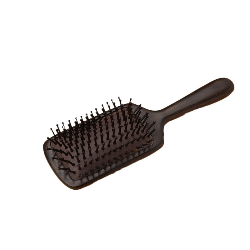 Santalfa hajkefe légpárnás masszázzsal a fejbőrre, négyszögletes kialakítás, otthoni használatra