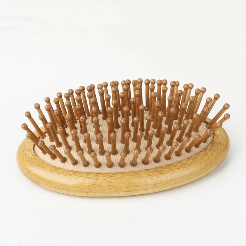 Tiance márkájú bambusz fésű légpárnás masszázzsal a fejbőrre, göndör hajhoz