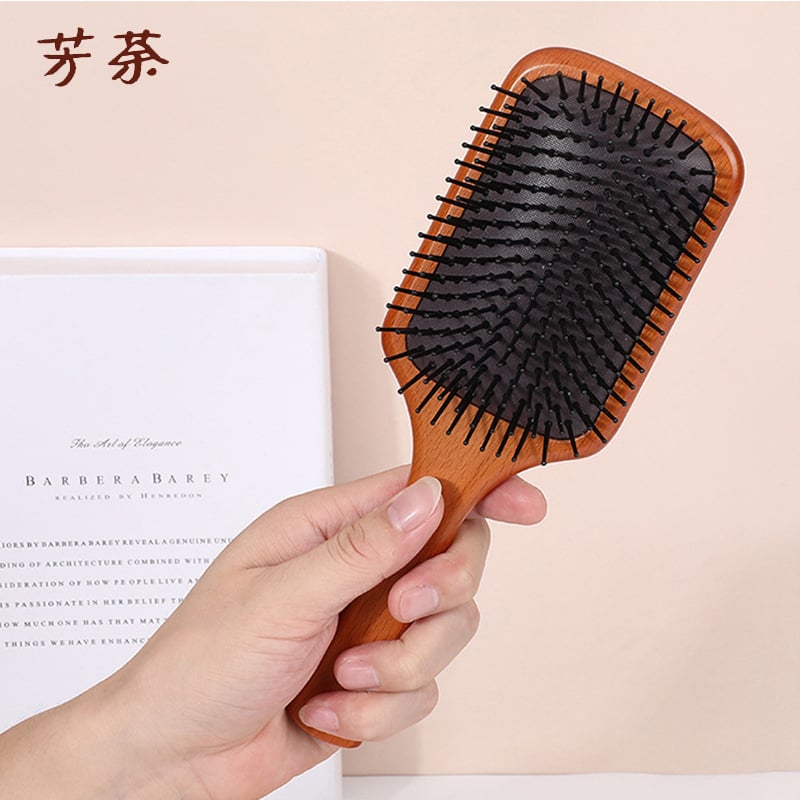 Bükkfából készült légpárnás masszázs fésű — fejbőr masszázs, Fanxiang