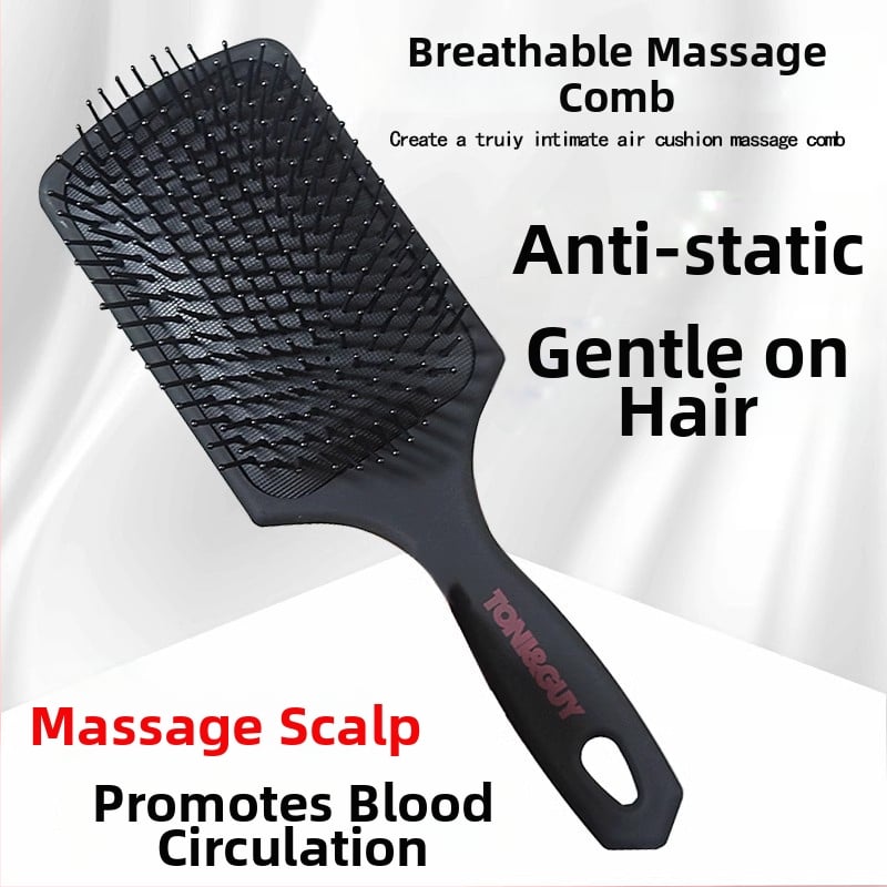 Műanyag légpárnás fésű, anti‑statikus, masszázs, hajhullás elleni, professzionális használatra