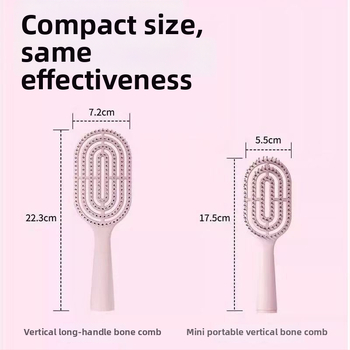 Női hajkefe levegő-párnás, puha dizájn, magas koronával; Márka: Jiajiyu; Anyag: Műanyag; Import: Nem