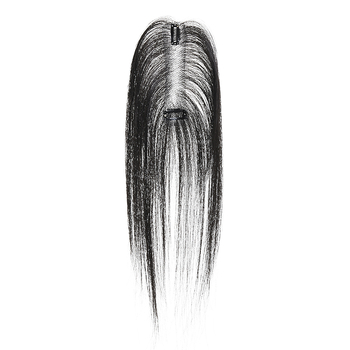 Piesă de păr reală pentru partea superioară a capului (model 3×12) — ultra-subțire, respirabilă, acoperă goluri mari în păr, oferă volum, breton drept sau înclinant