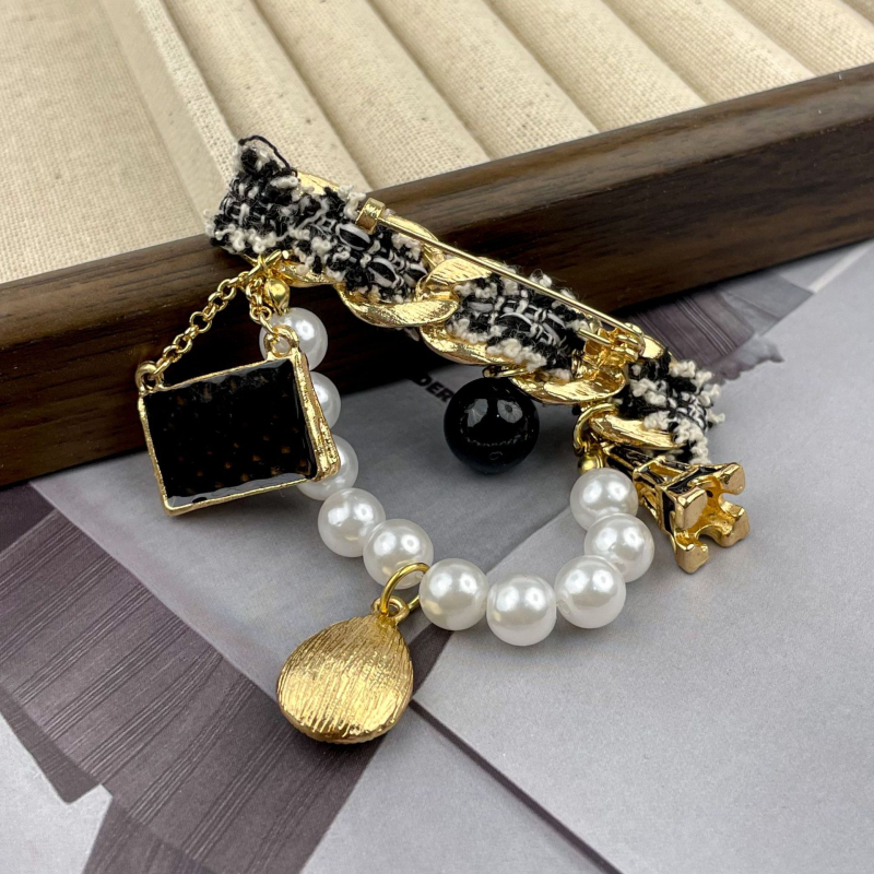 Broșă - aliaj, stil coreean, placare electrolitică, decorativă, cadou