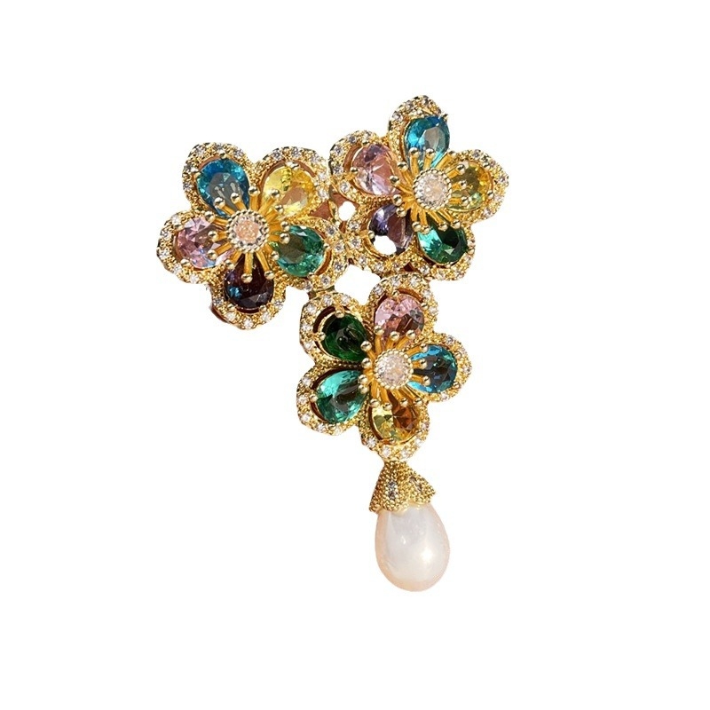 Broșă din cupru în formă de fluture, electroplacată – bijuterii decorative pentru femei