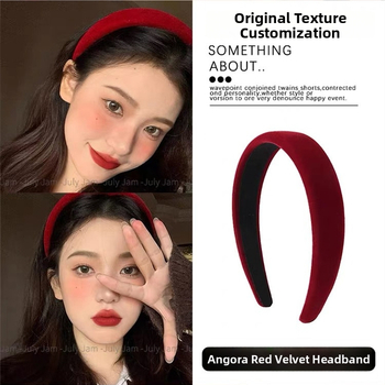 Diademă pentru păr, din material textil, lucrată manual, stil coreean, pentru femei, vara 2025