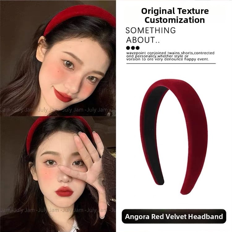 Diademă pentru păr, din material textil, lucrată manual, stil coreean, pentru femei, vara 2025