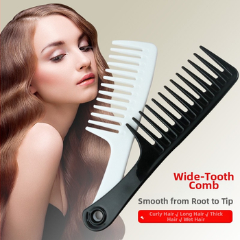 Falin fésű széles fogú, vastított nyéllel, általános használatra