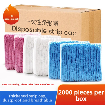 Vienkartinė plaukų dengimo skrybelė iš neaudinio audinio, dulkėms apsaugoti ir plaukų kritimo prevencijai, PP pamušalas, GB 15979-2002, tinkama maisto gamybai ir maitinimui