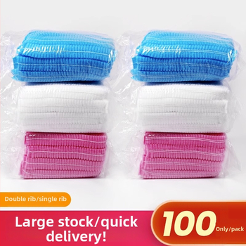 Vienkartinė plaukų dengimo skrybelė iš neaudinio audinio, dulkėms apsaugoti ir plaukų kritimo prevencijai, PP pamušalas, GB 15979-2002, tinkama maisto gamybai ir maitinimui