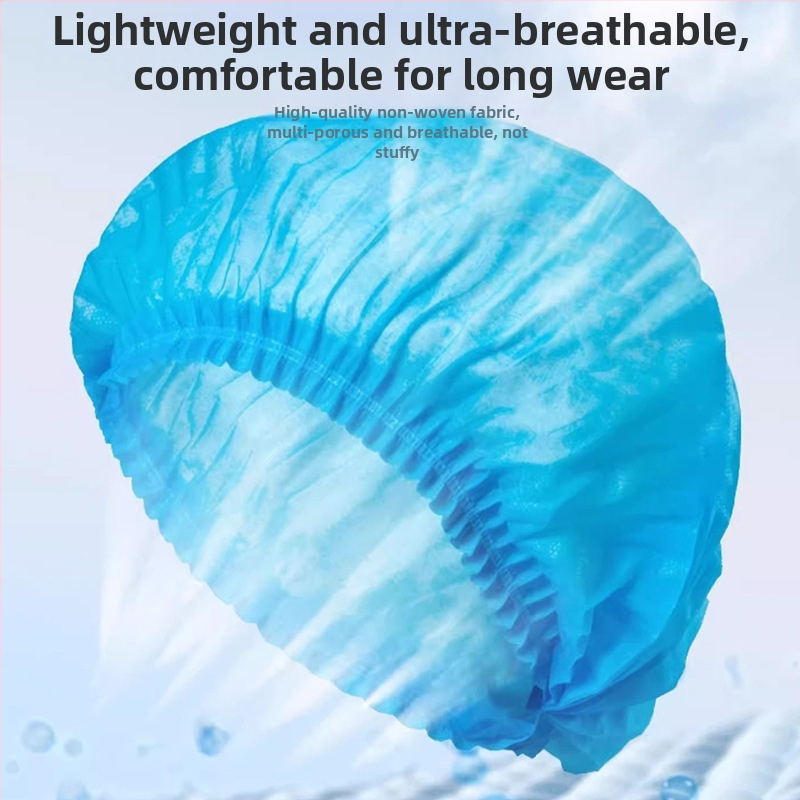 Vienkartinė kvėpuojanti plaukų skrybelė maisto tvarkymui vidiniam naudojimui