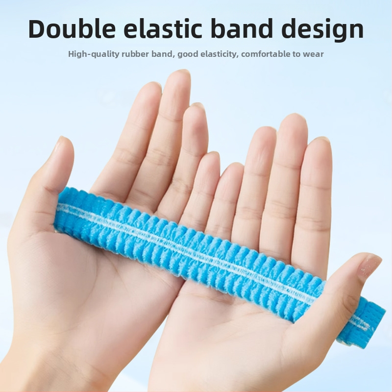 Vienkartinė kvėpuojanti plaukų skrybelė maisto tvarkymui vidiniam naudojimui