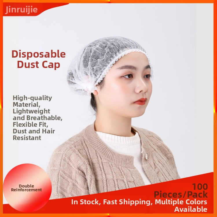 Vienkartinė darbo kepurė, dulkių atspari, neaustas audinys, PP įdaila, kvėpuojančios angos, standarto Q/330703JHJR001, tinkama namų ūkiams, klinikoms ir maisto gamybai