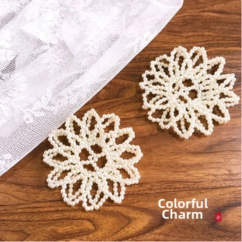 Perlų galvos juosta su triušio ausimis — animacinio stiliaus, ABS aukšto blizgesio imitacijos perlais, moterims, 2021 metų pavasaris, individualiai supakuota