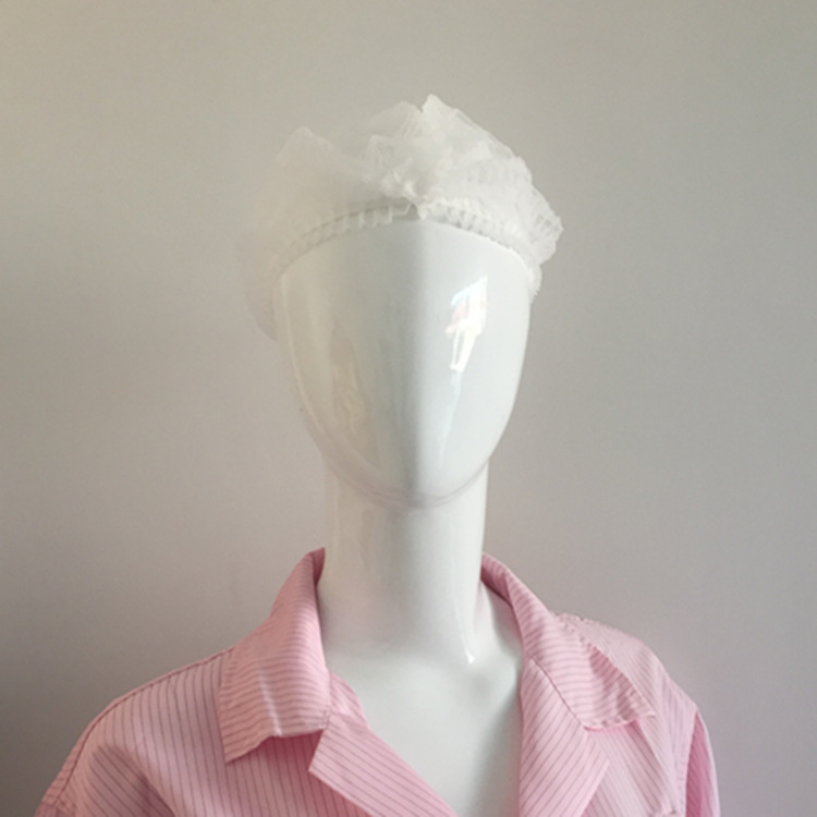 Įprasta galvos apsaugos skrybėlė WNS-W12; non-woven strip cap; kvėpuojančios angos; dulkių ir pelenų apsauga; tinkama maisto pramonei ir maitinimo įmonėms