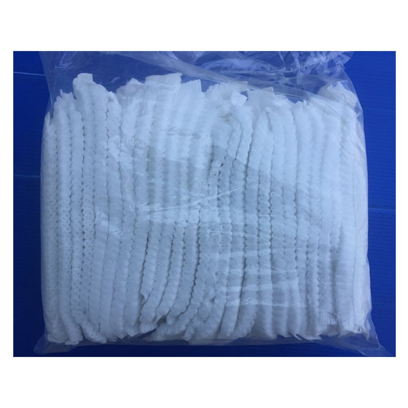 Įprasta galvos apsaugos skrybėlė WNS-W12; non-woven strip cap; kvėpuojančios angos; dulkių ir pelenų apsauga; tinkama maisto pramonei ir maitinimo įmonėms