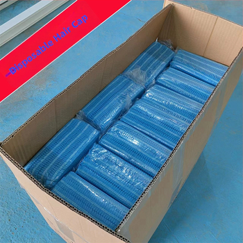 Vienkartinė plaukų skara iš netikto audinio, juostinės formos, kvėpuojanti, apsaugo nuo dulkių ir aliejų garų, tinkama maisto gamybai ir virtuvėms, sutirštinta