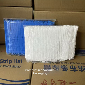 Vienkartinė bar kepurė iš neausta audinio, dulkių ir aliejų garų apsauga, su juostele įdaila, kvėpavimo angos