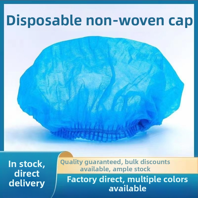 Jednorazová ochranná čiapka s sieťkou na vlasy – obyčajný bezpečnostný klobúk, doba trvania: 12 mesiacov, výstelka: iné, ventilačné otvory: žiadne