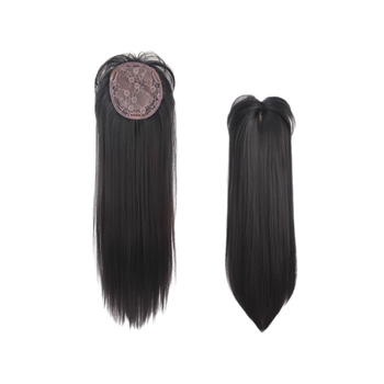 Топер за коса за дами, прав стил, модел 2760, термоустойчива нишка, с механизъм, марка Meila Silk