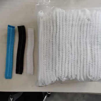 Vienkartinė PP nepluošto kepurė darbui, juostelės dizainas, dulkių apsauga ir plaukų slinkimo prevencija, modelis LDSTMDJ, GB15979-2002