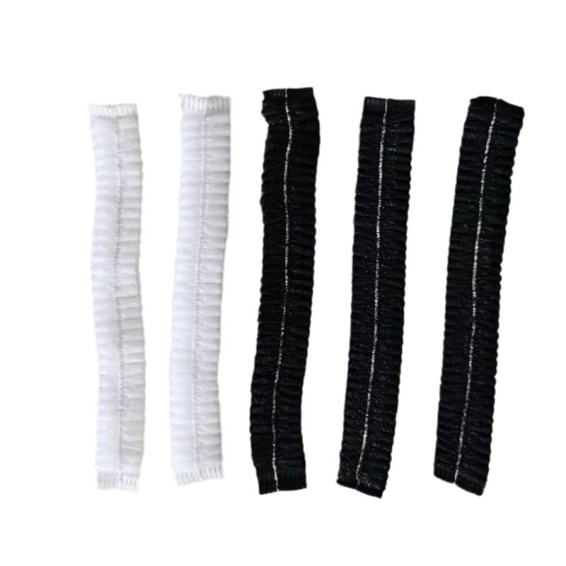 Vienkartinė PP nepluošto kepurė darbui, juostelės dizainas, dulkių apsauga ir plaukų slinkimo prevencija, modelis LDSTMDJ, GB15979-2002