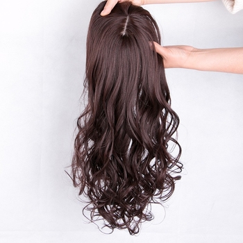 Перука за обем на короната, корейски стил дълги големи вълни и къдрици (TD01, високотемпературна тел, механизъм, обем, не се боядисва и не се пермва)