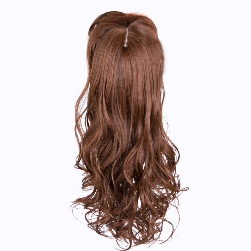 Перука за обем на короната, корейски стил дълги големи вълни и къдрици (TD01, високотемпературна тел, механизъм, обем, не се боядисва и не се пермва)