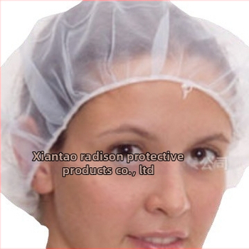 Vienkartinė apsauginė apvali kepurė iš neausto audinio, dulkių ir plaukų iškritimo apsauga, plaukų tinklo kepurė su kvėpuojančiais atvirumais, skirta elektronikos, maisto pramonės, tekstilės, ligoninių ir viešbučių virtuvėms