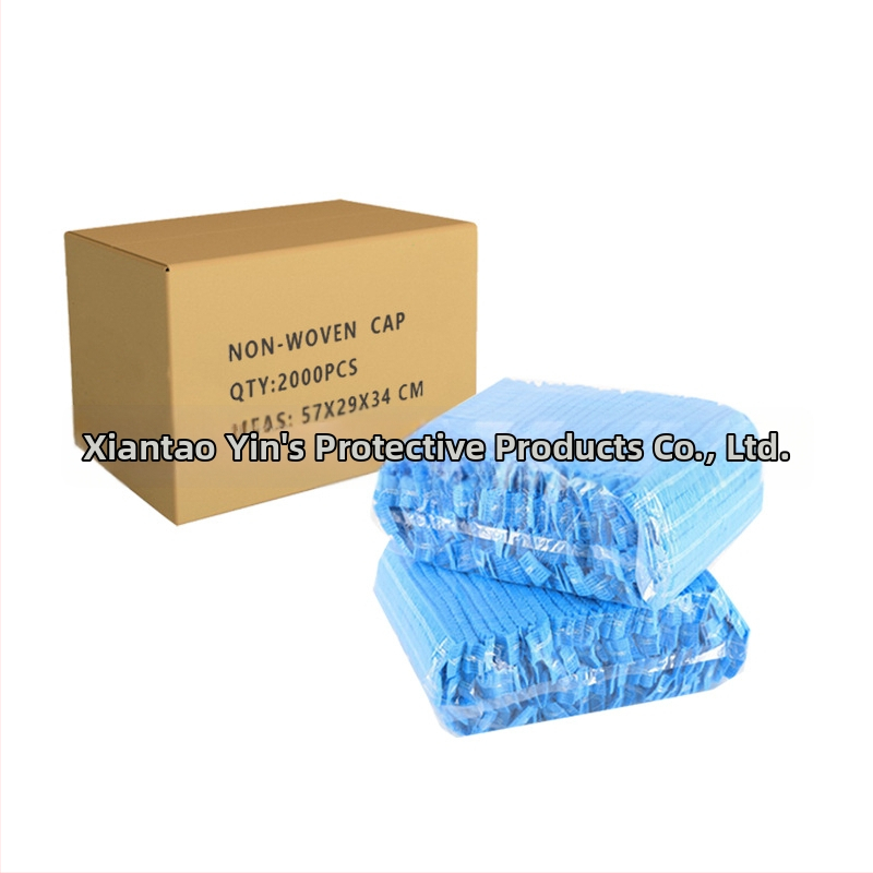 Nestikta vienkartinė plaukų kepurė su tinklu, maisto kokybės, dulkių apsauga, kvėpuojančios angos