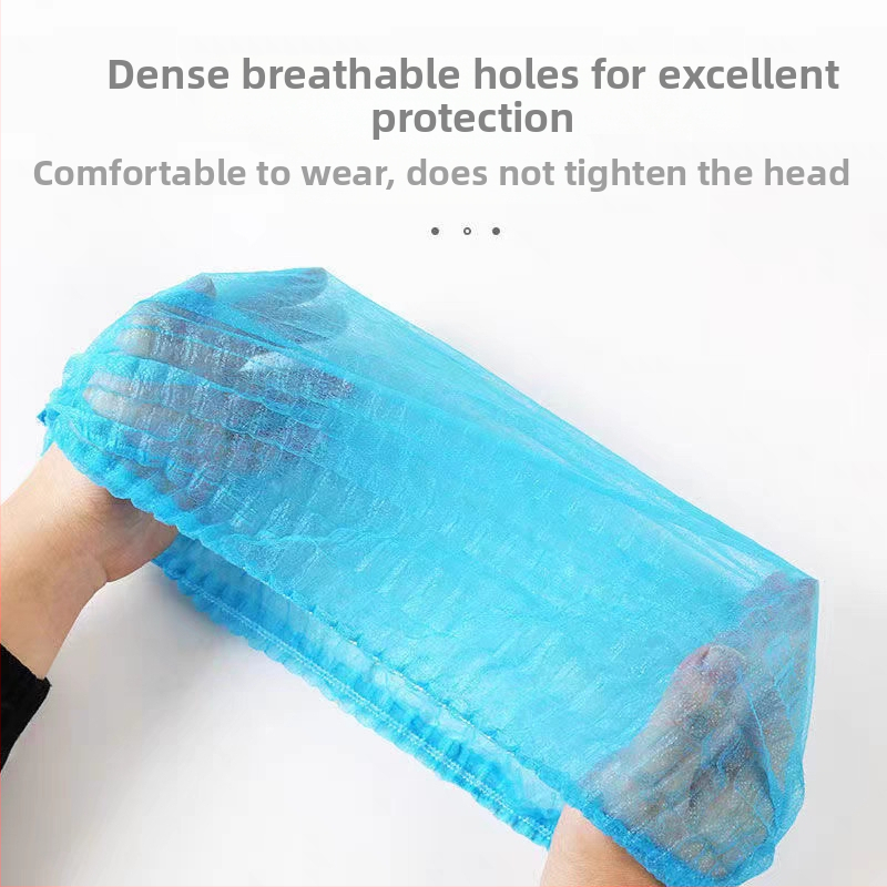 Vienkartinė kepurė iš neausto audinio su kvėpuojančiu pamušalu, skirta maisto pramonei, dulkių atsparumui ir plaukų apsaugai