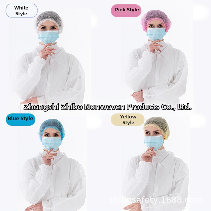 Vienkartinė PP neaustinė kepurė, storesnio juostelės stiliaus dizainas, dulkių, plaukų, aliejaus ir dažų apsauga, modelis RST-TM-ZB