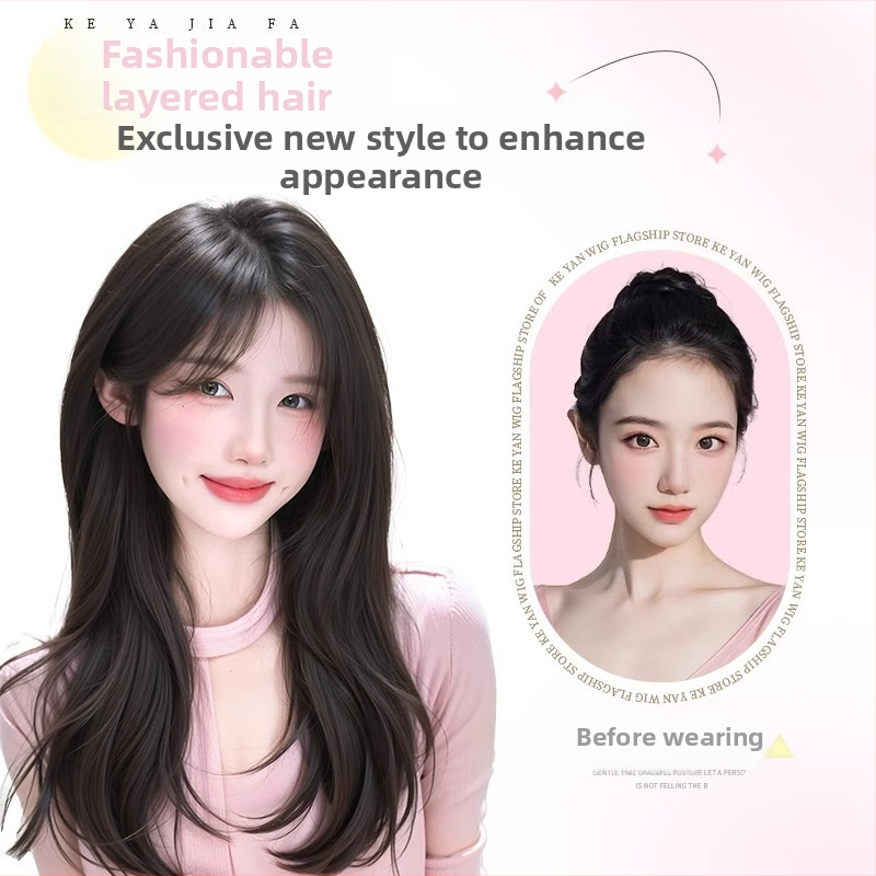 Príčesok – rovný, s výraznou koronou a objemným vzhľadom; čiastočne ručne pletený, zmiešané hodvábne vlákna; nie je vhodný na farbenie ani na natáčanie.