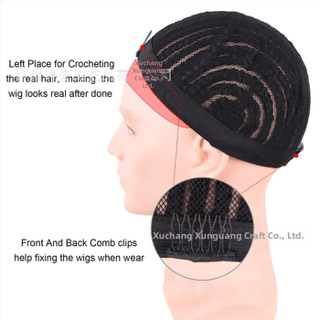 Plaukų kepurėlės parukė su mažomis pintimis, tinklinė skrybėlė, trumpi plaukai, natūralus įvaizdis