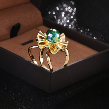 Accesoriu nasture pentru șal de mătase cu cristal încrustat, design floral, stil japano-coreean