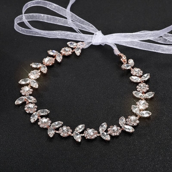 Carlo bentiță pentru păr în stil coreean, din aliaj, formă de floare