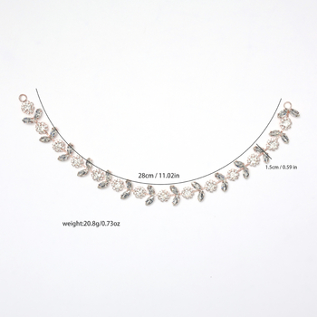 Carlo bentiță pentru păr în stil coreean, din aliaj, formă de floare