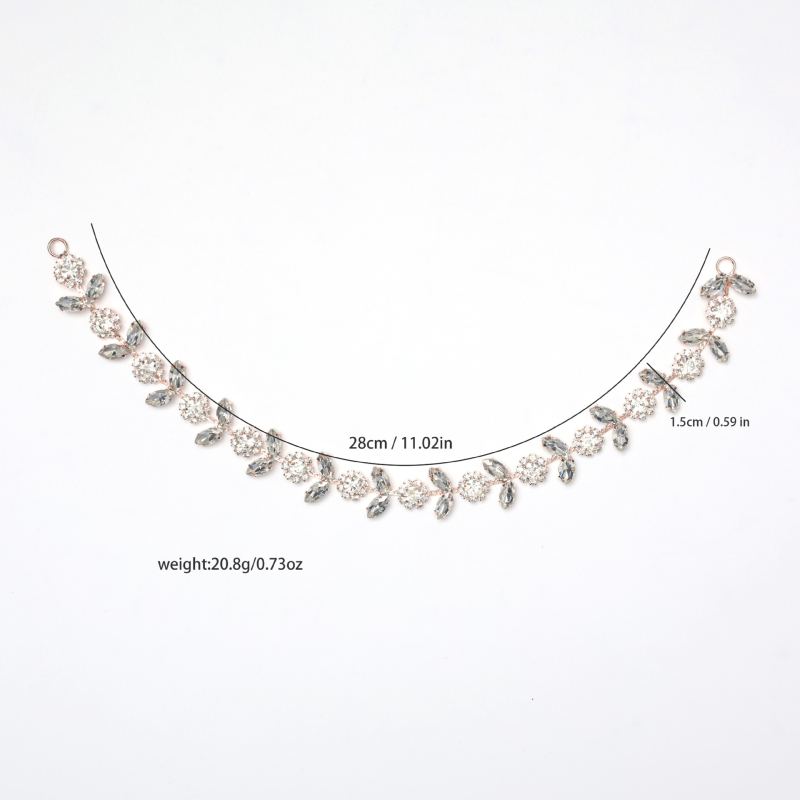 Carlo bentiță pentru păr în stil coreean, din aliaj, formă de floare