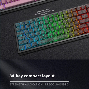 G84 μηχανικό πληκτρολόγιο – 84 πλήκτρα, ασύρματη σύνδεση, διακόπτης Matcha Latte, RGB φωτισμός