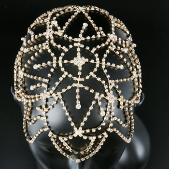 Lanț din cristal pentru frunte — stil dulce-răcoros, electroplatat, ambalaj individual