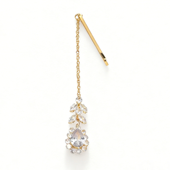 Krištáľová vlasová retiazka - exotický ženský štýl (Materiál: krištáľ; Spracovanie: elektroplating; Balenie: individuálne balené; Uvoľnenie: jeseň 2025)