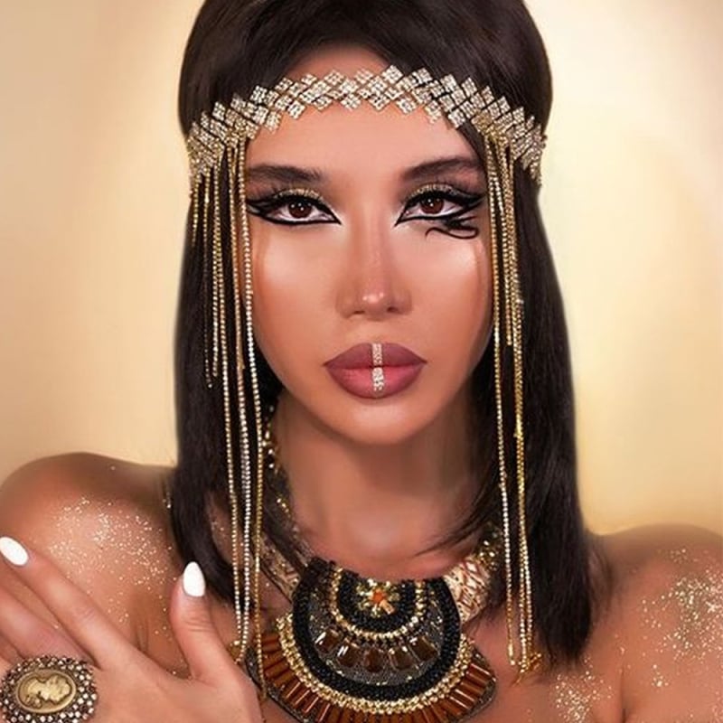 Exotikus hajlánc fejpánt rhinestones kristályokkal, elasztikus, elektroplakálásos bevonattal, egyedi csomagolás