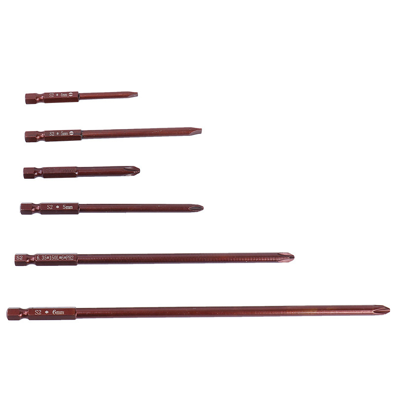 Di Chuang skrūvgriežu bitu komplekts – Philips un plakano galvu, S2 instrumenta tērauds, magnētiski, paplašināts sešstūra kāts