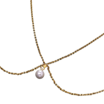 Lanac za tijelo s perlama, geometrijski dizajn, slobodno ugrađeni kamenčići, elektroplatina