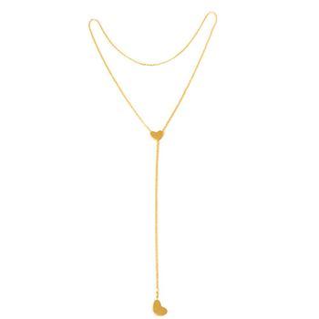 Háti lánc nőknek, geometrikus testlánc elektroplattált ötvözetből, beépített mesterséges kövekkel és kristályokkal