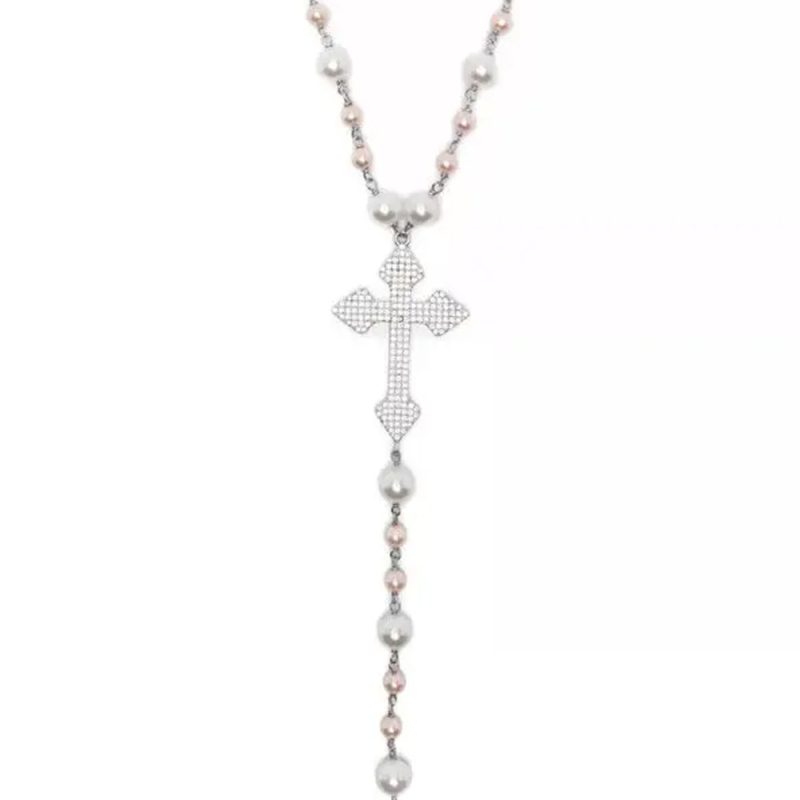 Női hátlánc – ötvözet, mesterséges kövekkel díszített, geometriai forma, elektroplakálás